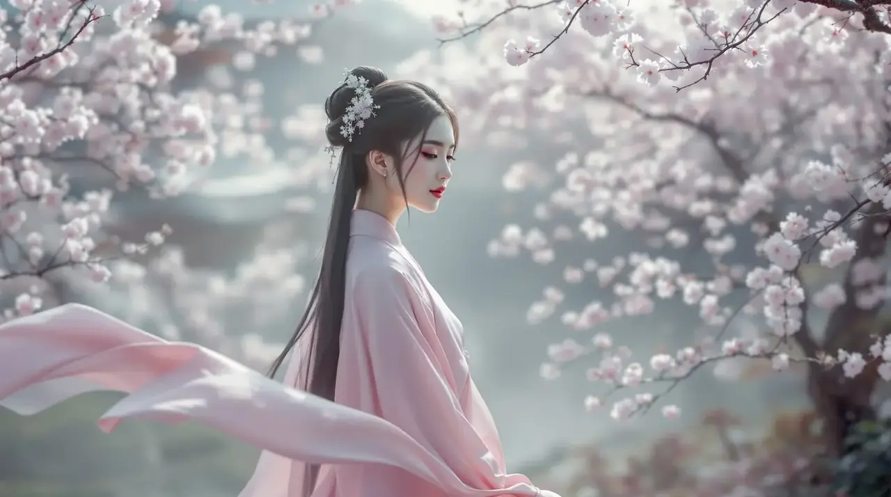 桃花缘起时 - 成人AI短剧首屏推荐 《桃花缘起时》推荐海报